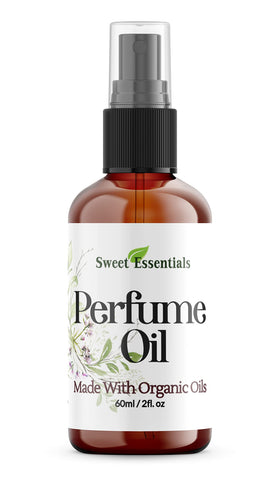 Sweet Essentials front packaging showing 2oz bottle and clear label benefit long-lasting scent