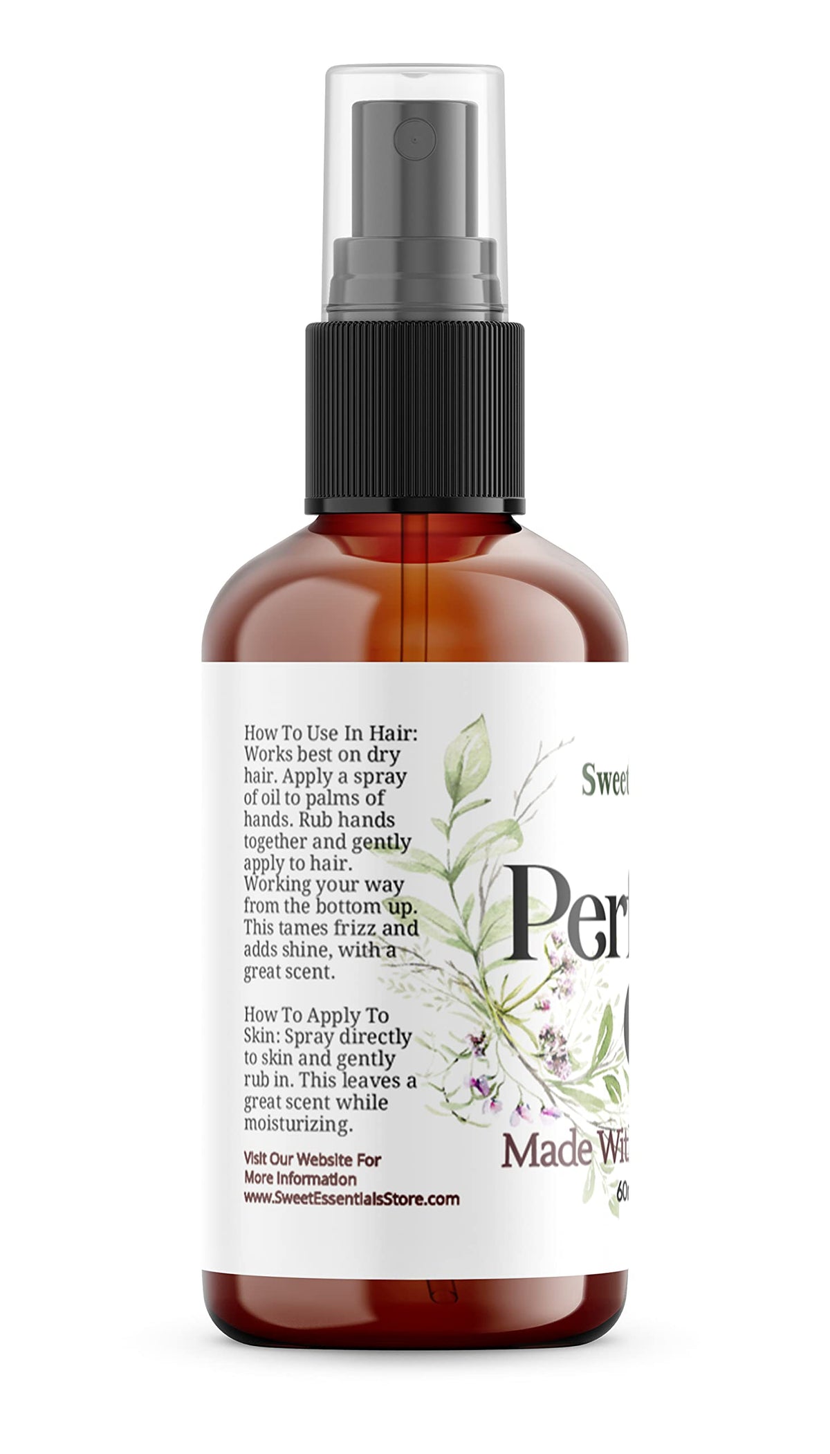 Sweet Essentials oil texture close-up demonstrating lightweight non-greasy finish