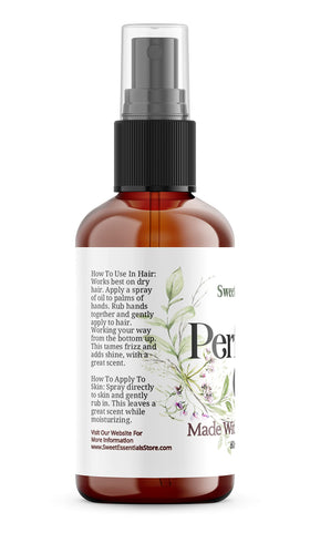 Sweet Essentials oil texture close-up demonstrating lightweight non-greasy finish