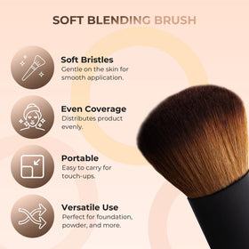Sweet Face Minerals finishing powder swatch on hand for soft-matte finish