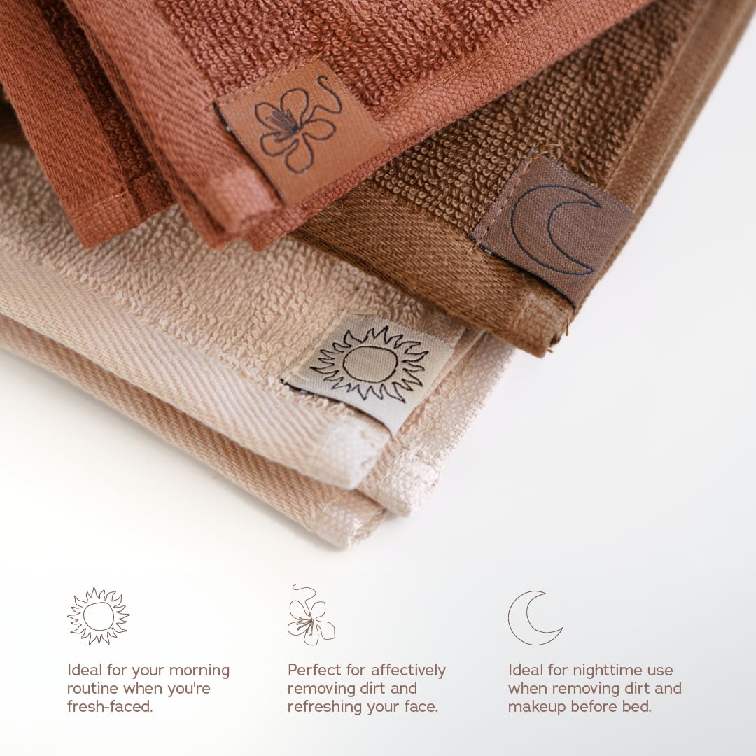 SWEET JULY cotton texture closeup showing soft absorbent fibers for gentle cleansing