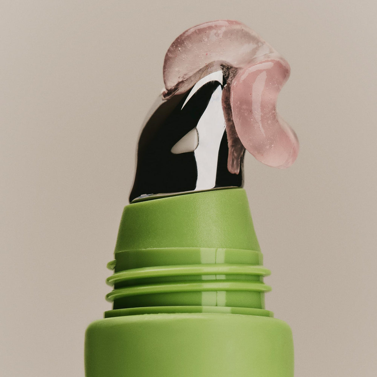 SWEET JULY lip treatment open cap revealing smooth balm texture for easy application