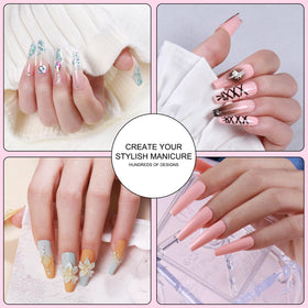 SWEET TREND lifestyle shot of manicure in progress showing professional results