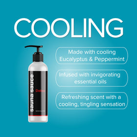 Sweet Vibes applied on forearm demonstrating fast absorbency and cooling sensation benefit