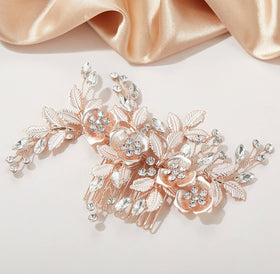 SWEETV close-up of wired crystals and petals highlighting artisanal detail benefit