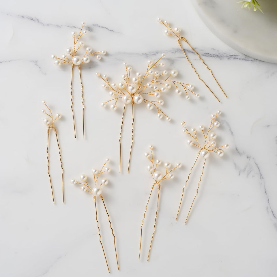SWEETV front packaging showing seven hair pins, ideal for gifting