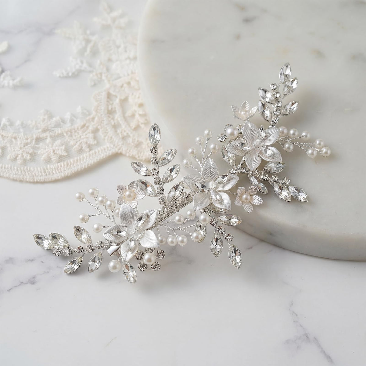 SWEETV half-up hairstyle on model, versatile for bridesmaids and guests