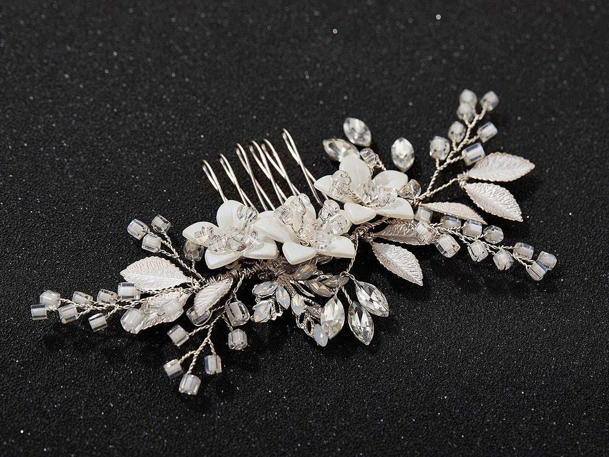 SWEETV worn by bride in low updo demonstrating elegance