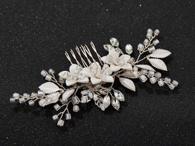 SWEETV worn by bride in low updo demonstrating elegance