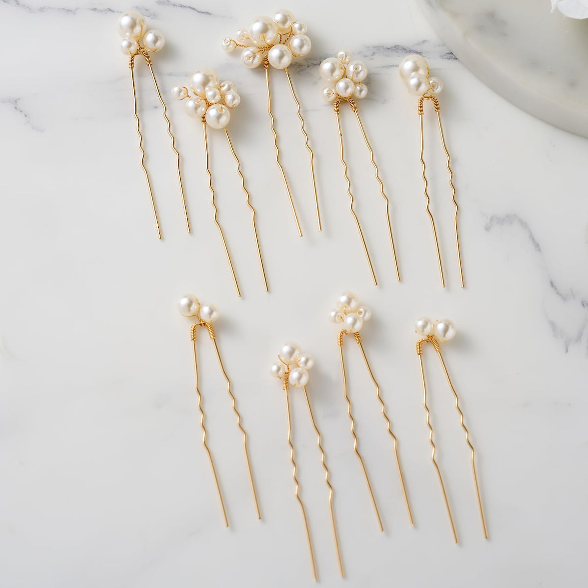 SWEETV pins arranged in an updo demonstrating secure hold and refined look