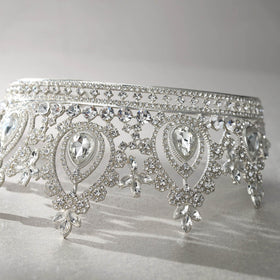 SWEETV tiara next to ruler demonstrating compact size and portability