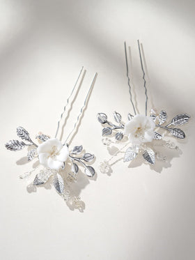 SWEETV two pins arranged symmetrically displaying matching set styling options