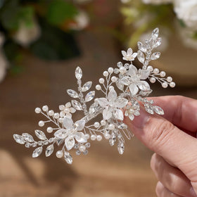 SWEETV flexible wire branches close-up, easy shaping to fit styles