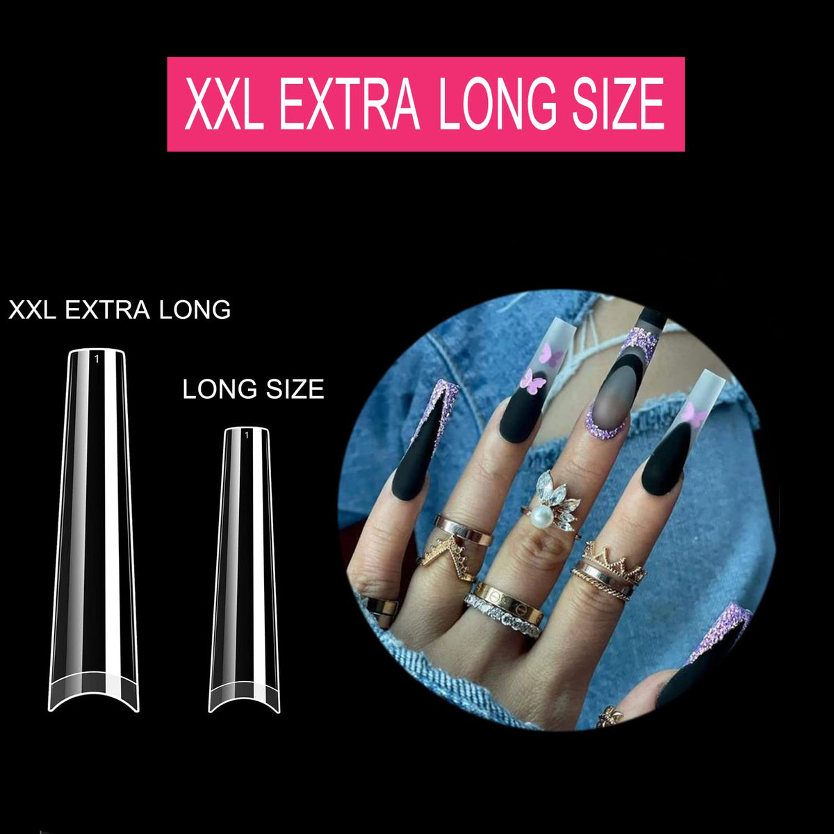 SWETIDY clear tip edge detail and smooth texture, easy to file benefit