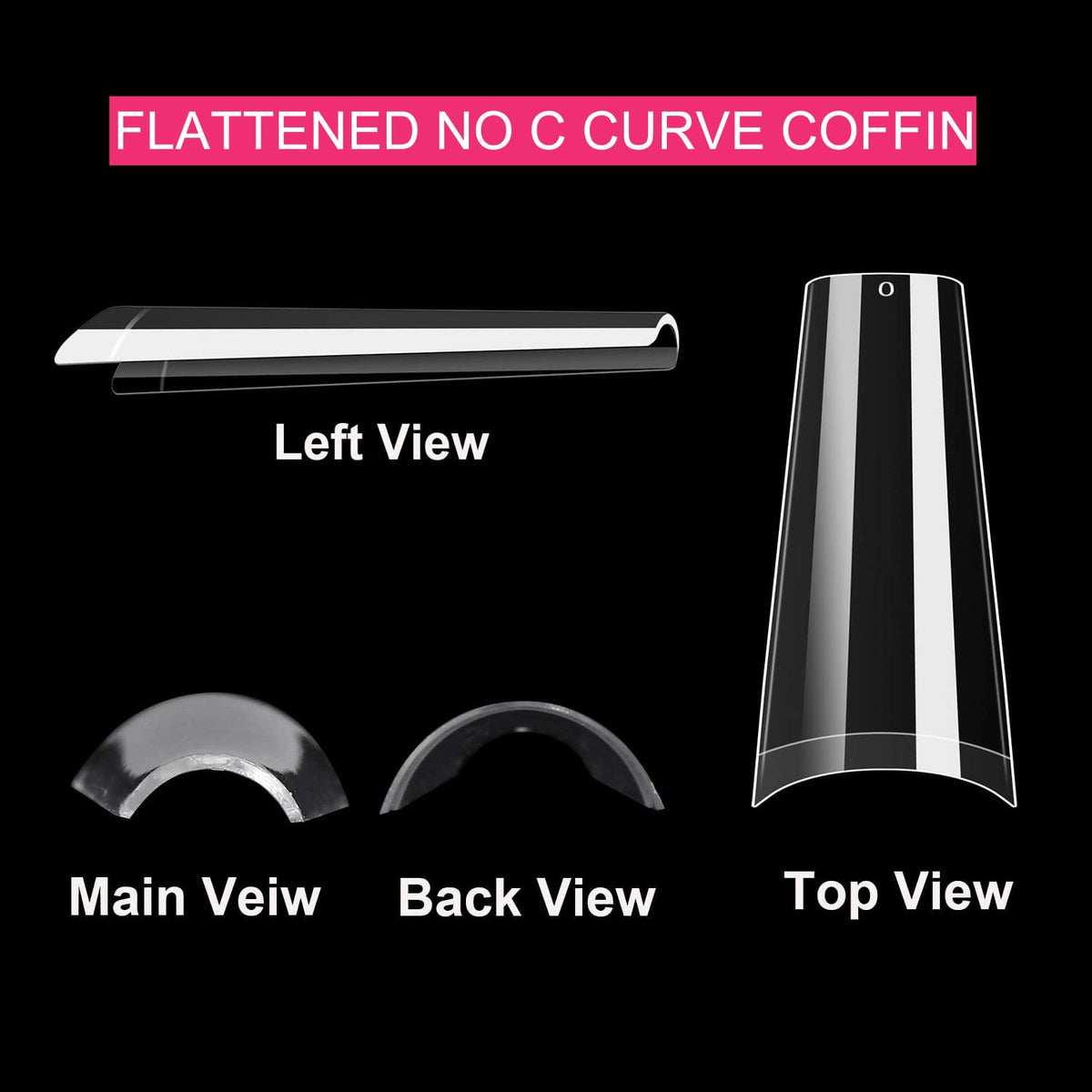 SWETIDY detailed view of coffin tip edge and thickness for durable finishes