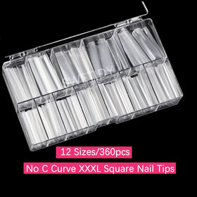SWETIDY close-up of the straight square tip profile showing clean edges for precise styling