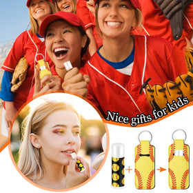 Swiffen favors attached to a backpack demonstrating quick access and sporty style