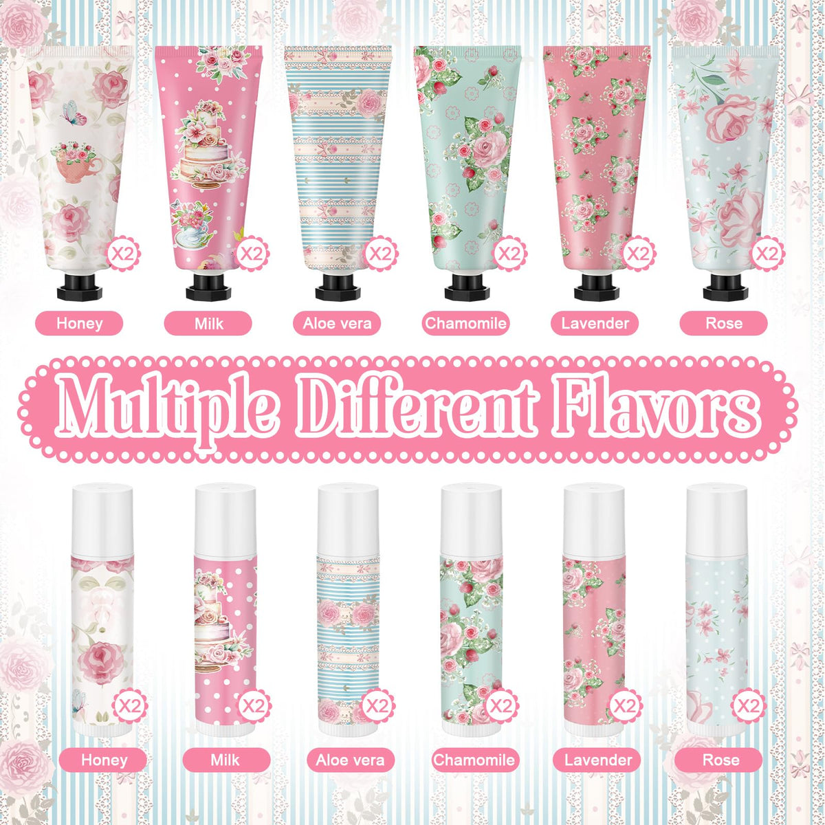 Swiffen vintage floral labels emphasizing shabby-chic patterns that elevate event aesthetics
