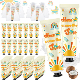 Swiffen front packaging showing 48-piece set and themed design for easy gifting