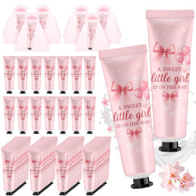Swiffen front packaging showing pink bow design and cherry blossom benefit