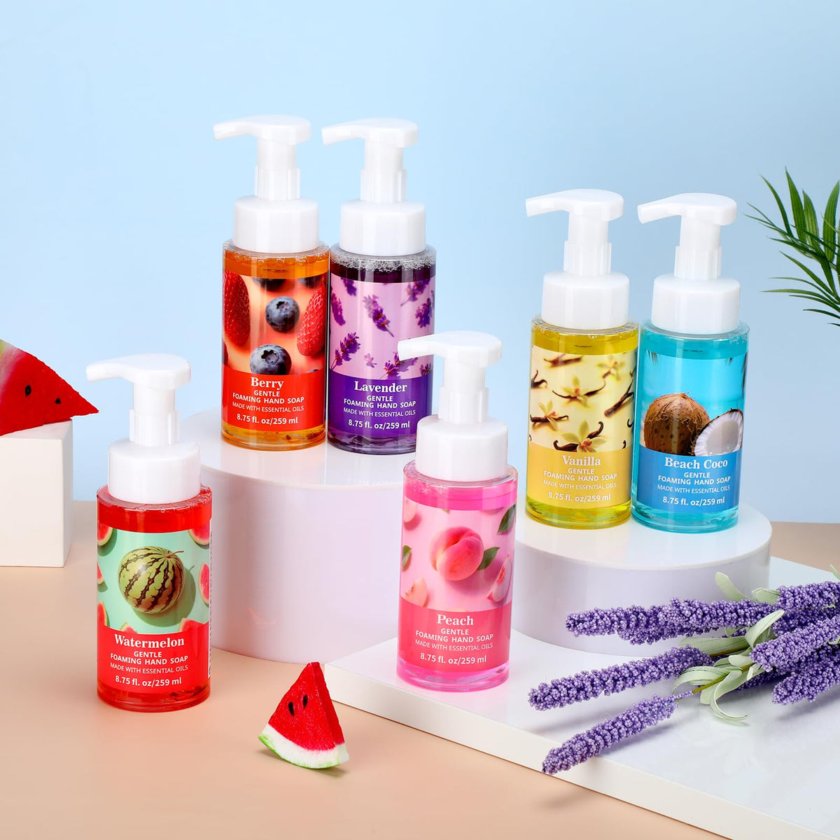 Swiffen label close-up showing scent names and ingredient clarity benefit