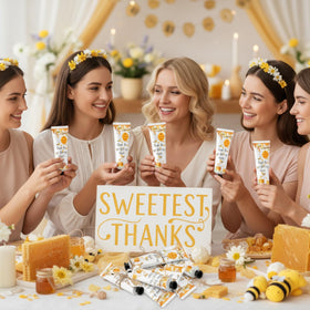 Swiffen ingredient label close-up, shows vitamin E and botanicals benefit
