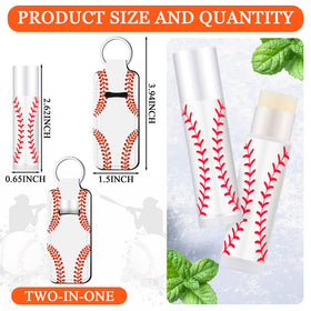Swiffen close-up mint lip balm tube highlighting smooth texture and easy application