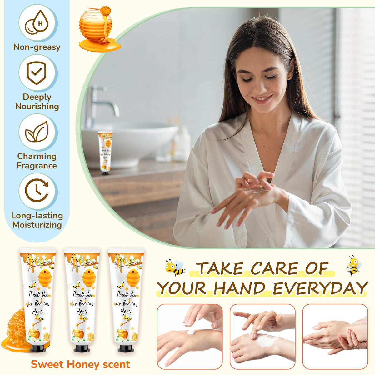 Swiffen cream texture on fingers, lightweight absorbent feel benefit
