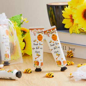 Swiffen tube inside purse, portable moisturizer for on-the-go benefit