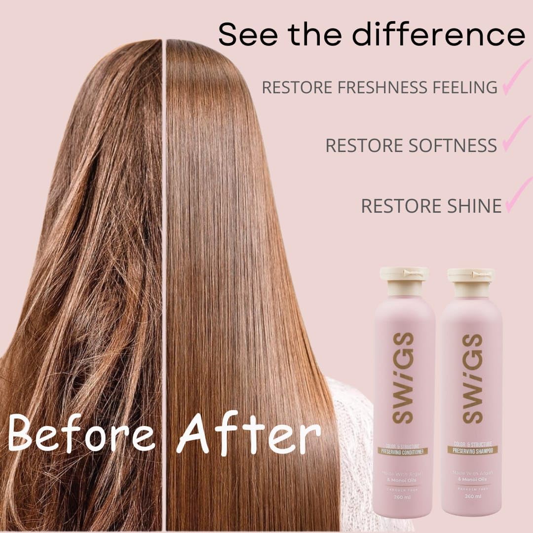 swigs conditioner cream closeup, displays rich slip for easy detangling