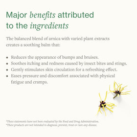 SwissJust label detail listing arnica and herbal ingredients clearly