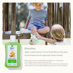 SwissJust applied to nape of neck illustrating cooling comfort