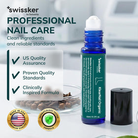 Swissklip KlearNail on bathroom shelf in lifestyle setting for daily routine inspiration