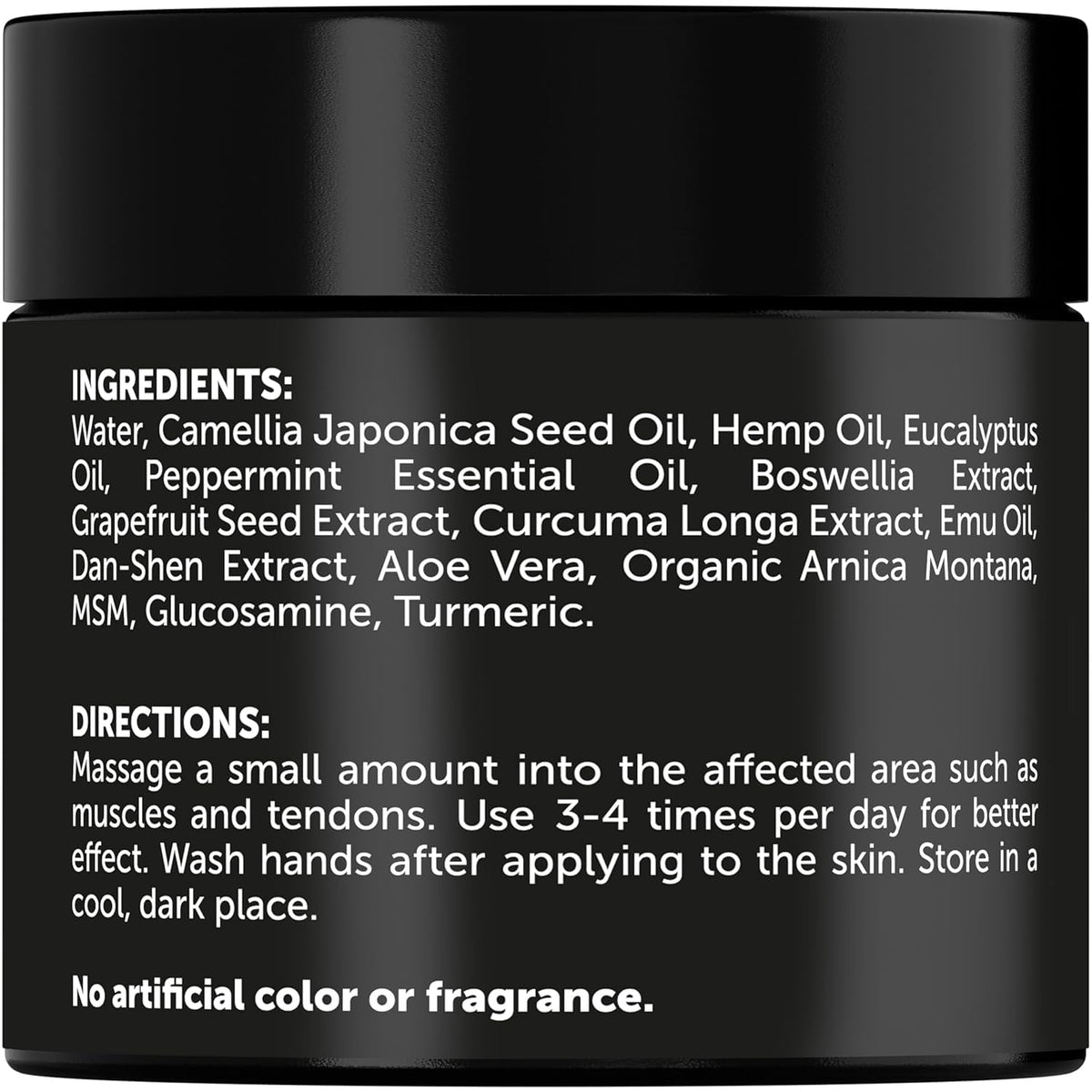 SWIZON botanical layout with arnica, turmeric, aloe highlighting natural-sourced ingredients benefit