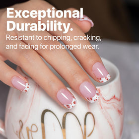 SXC extra-short square nails on hand demonstrating practicality and ease