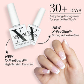 SXC five pink styles laid flat illustrating variety and instant salon look