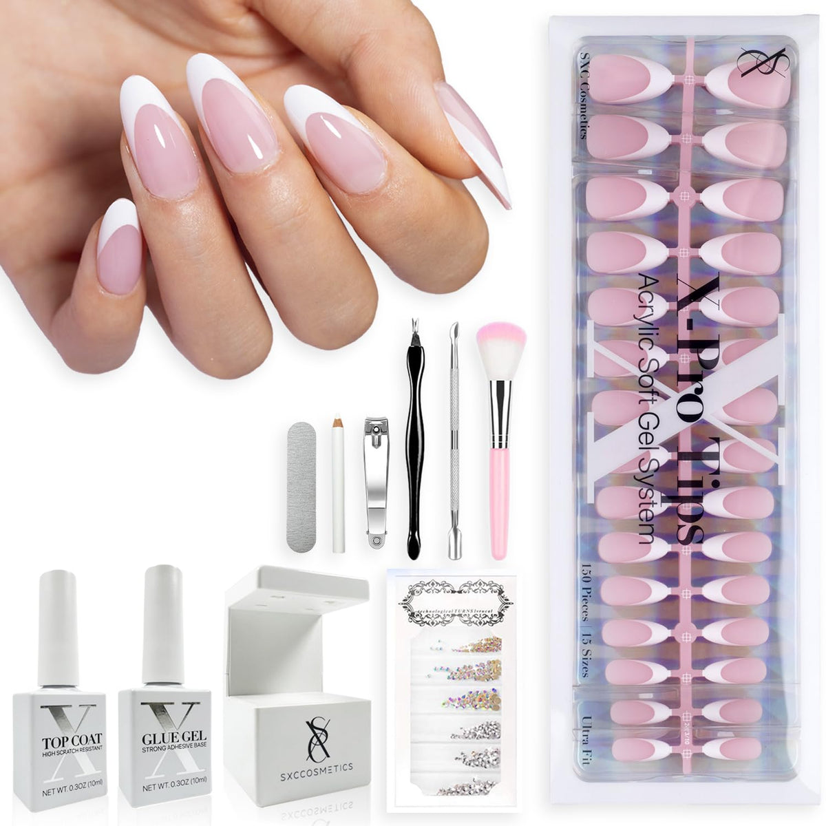 SXC front packaging showing Pink Series and 150 pieces for easy selection