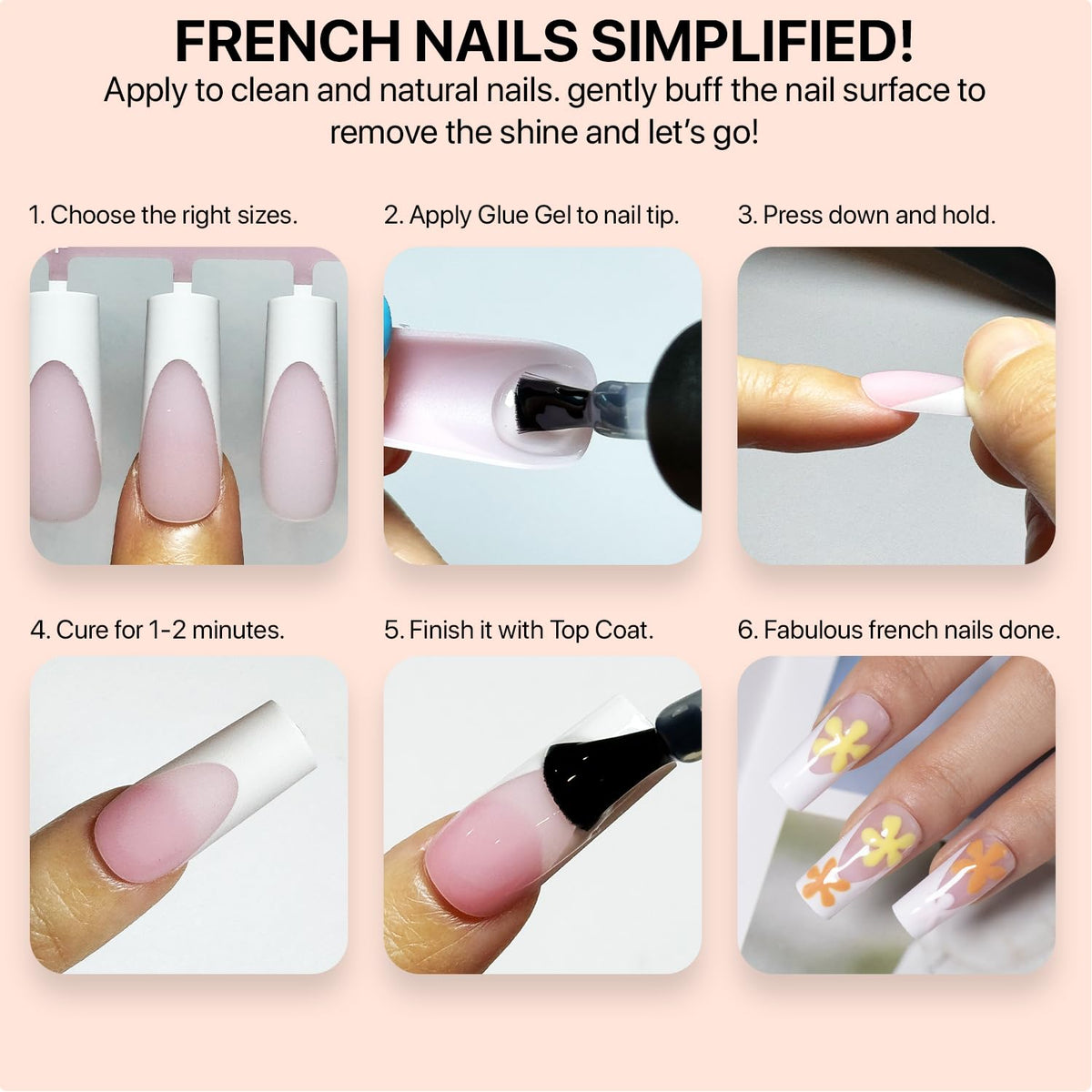 SXC lifestyle manicure at event, presents polished French look for special occasions