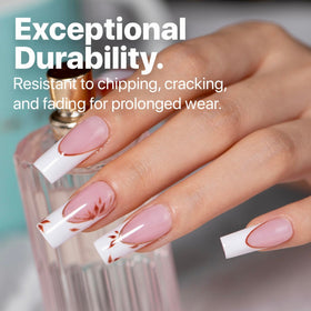 SXC decorated nails in lifestyle shot for event-ready impact