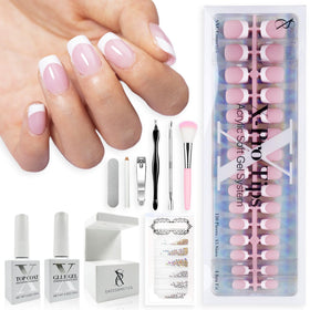 SXC front packaging showing pink French designs and kit contents benefit quick selection