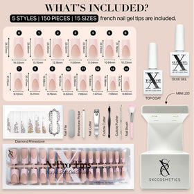 SXC adhesive and instruction kit for quick application