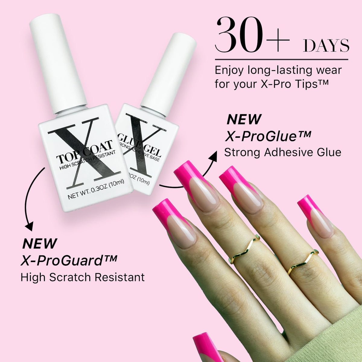 SXC spread of sizes showing 15 sizes benefit perfect fit for each nail