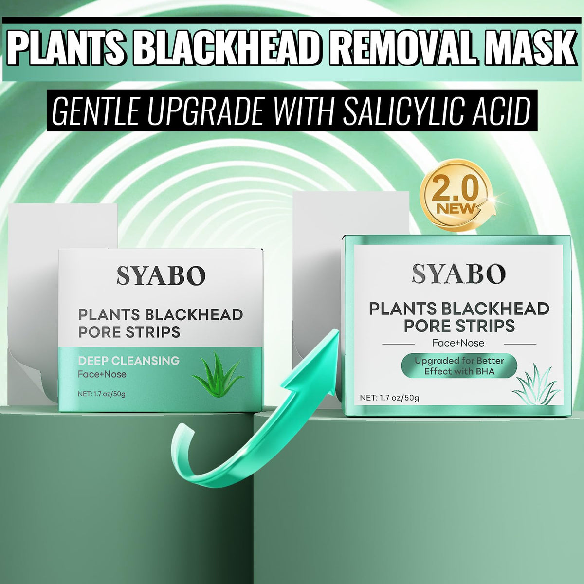 SYABO mask texture in tube highlighting smooth spreadable formula benefit