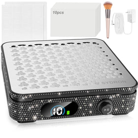 SYDRON front view with black diamond finish showing compact design and strong suction benefit