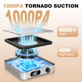 SYDRON speed knob and LED display for precise power control