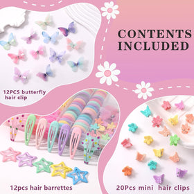 SYGY colorful hair ties closeup highlighting vibrant shades and durable stretch