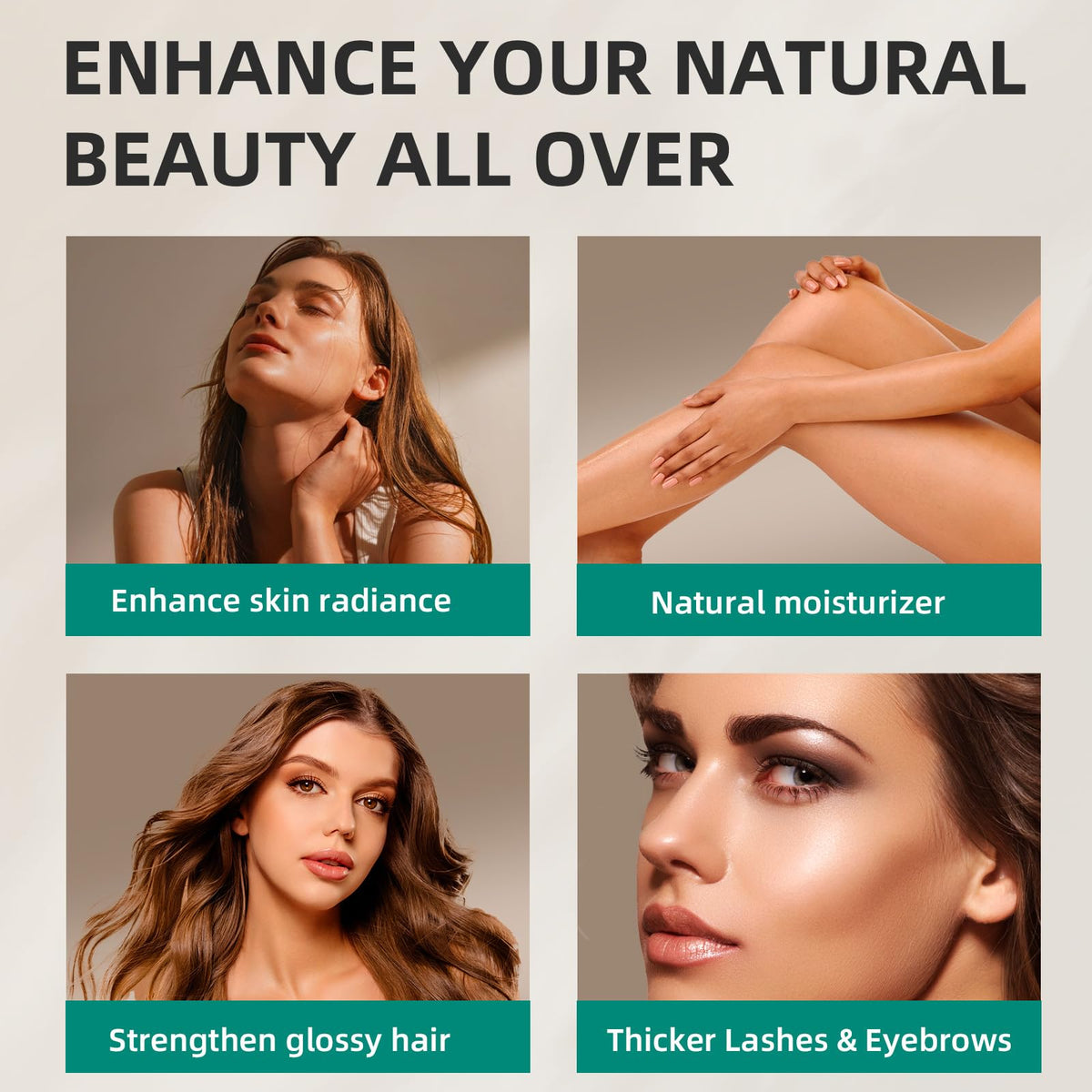SYLVANA oil texture pour showing thick, nourishing consistency for hair