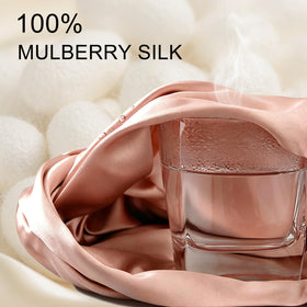SYSYERAN close-up of mulberry silk weave showing smooth gentle texture