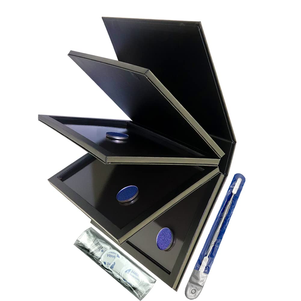 SZDYM front closed palette showing compact book design and secure closure for travel