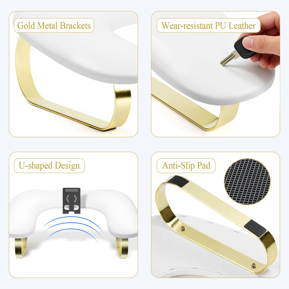 SZSJA side profile highlighting 10° incline for ergonomic wrist support